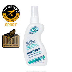 SPF 50 Fragrance Free KINeSYS Spray Sunscreen 120ml